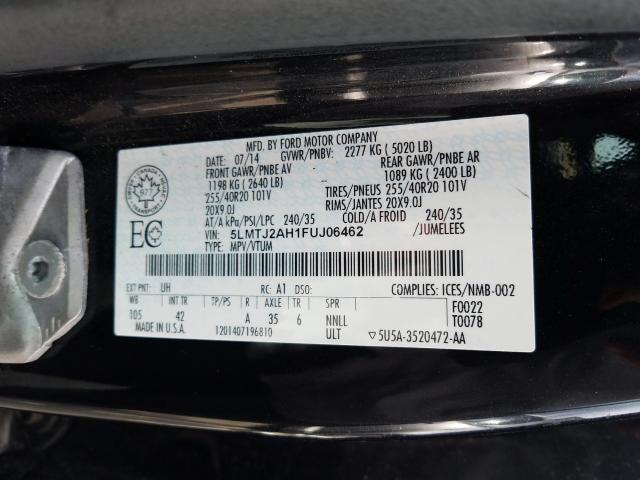 Photo 9 VIN: 5LMTJ2AH1FUJ06462 - LINCOLN MKC 