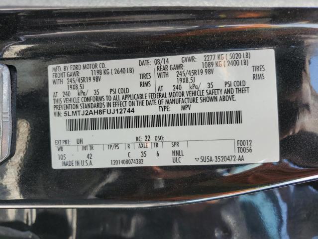 Photo 12 VIN: 5LMTJ2AH8FUJ12744 - LINCOLN MKC 