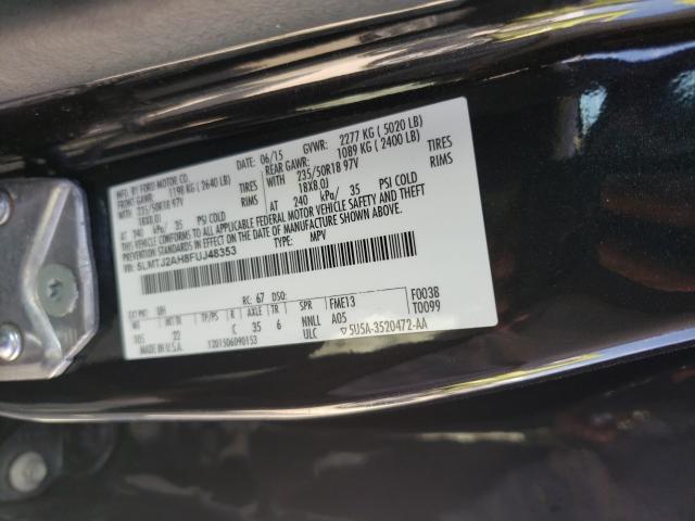 Photo 9 VIN: 5LMTJ2AH8FUJ48353 - LINCOLN MKC 