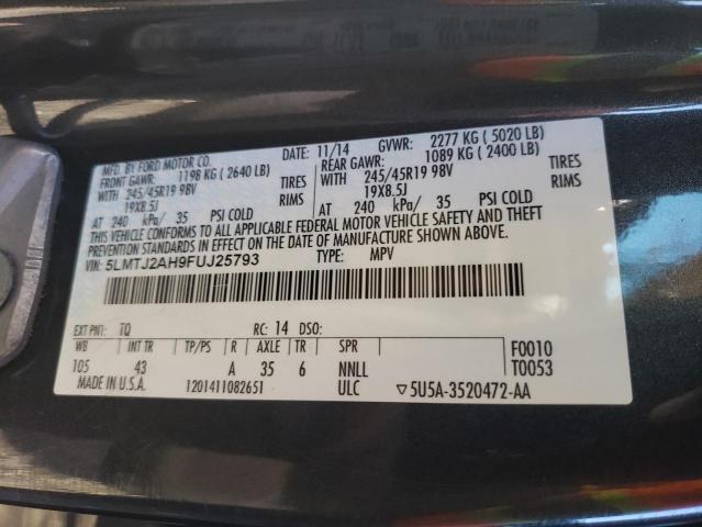 Photo 12 VIN: 5LMTJ2AH9FUJ25793 - LINCOLN MKZ 