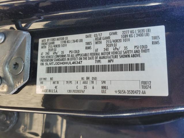 Photo 12 VIN: 5LMTJ3DH0HUL46347 - LINCOLN MKC RESERV 