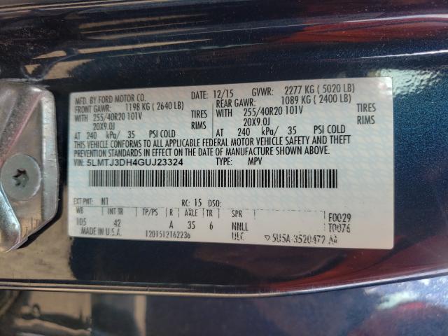 Photo 9 VIN: 5LMTJ3DH4GUJ23324 - LINCOLN MKC RESERV 