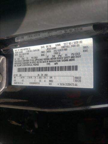 Photo 9 VIN: 5LMTJ3DH5KUL10242 - LINCOLN MKC RESERV 