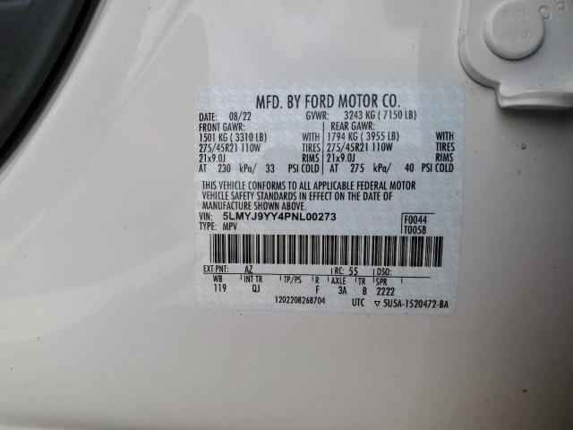 Photo 13 VIN: 5LMYJ9YY4PNL00273 - LINCOLN AVIATOR 