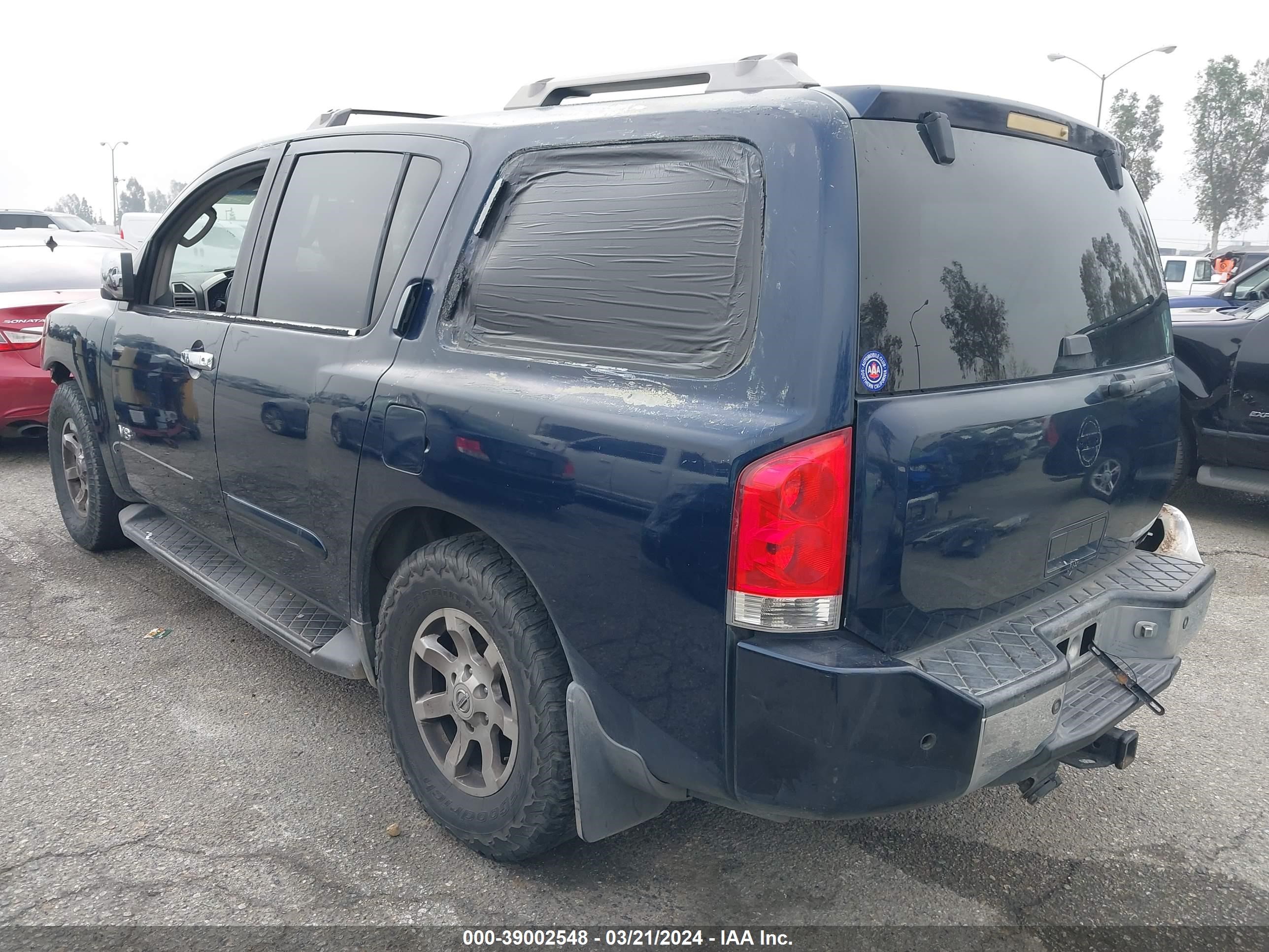 Photo 2 VIN: 5N1AA08A96N720662 - NISSAN ARMADA 