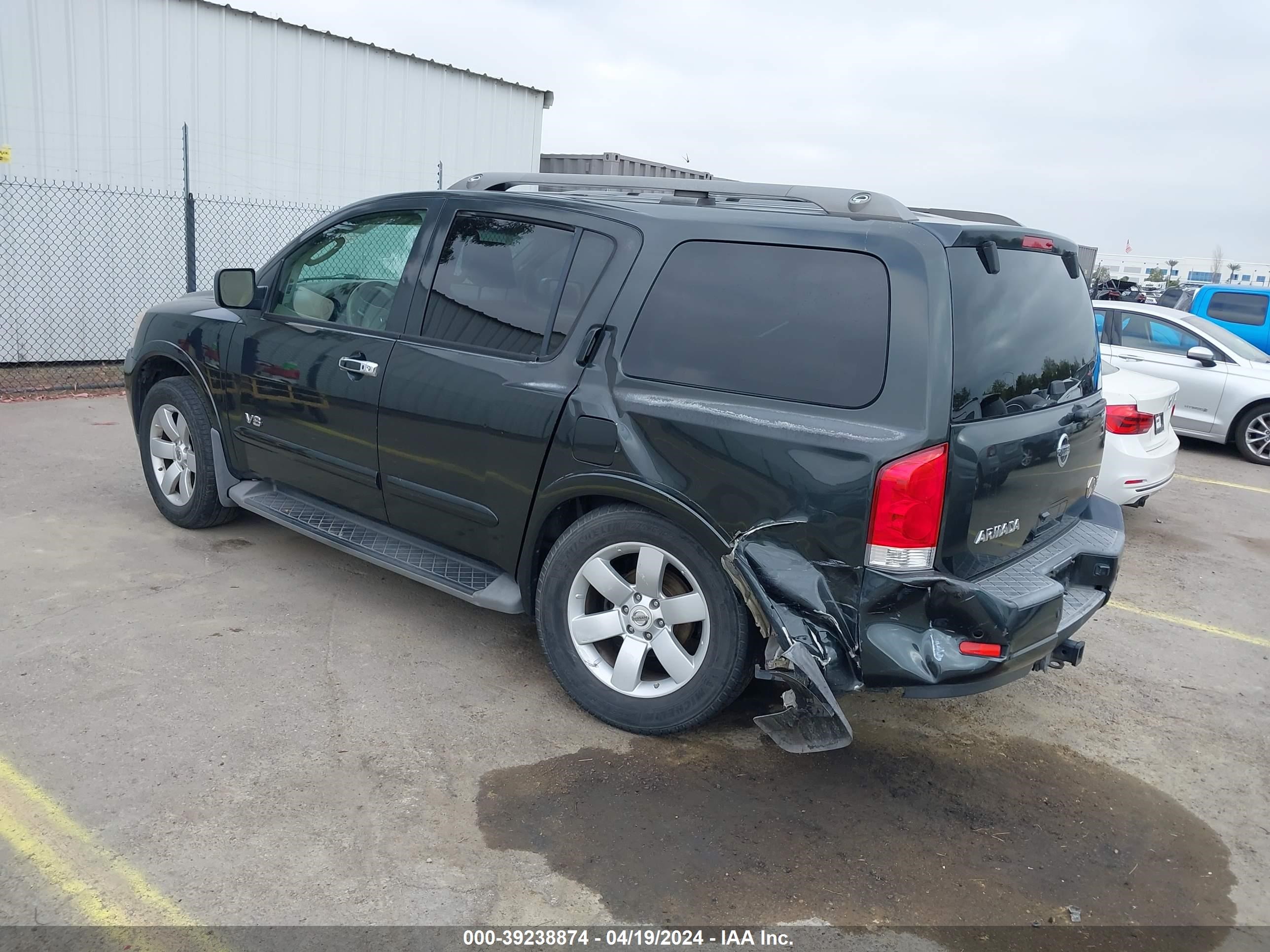 Photo 2 VIN: 5N1AA08C18N604599 - NISSAN ARMADA 