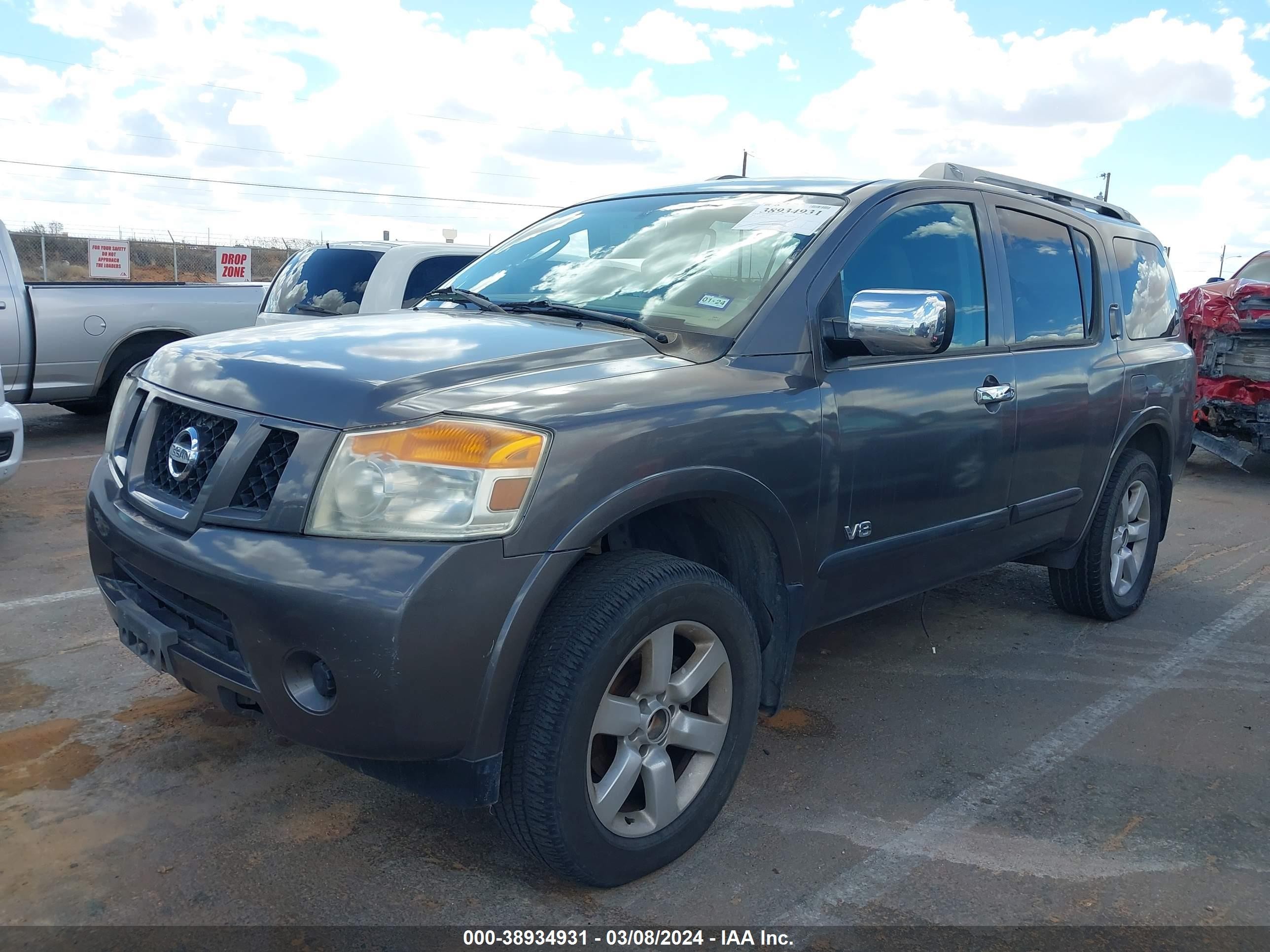 Photo 1 VIN: 5N1AA08D88N629007 - NISSAN ARMADA 