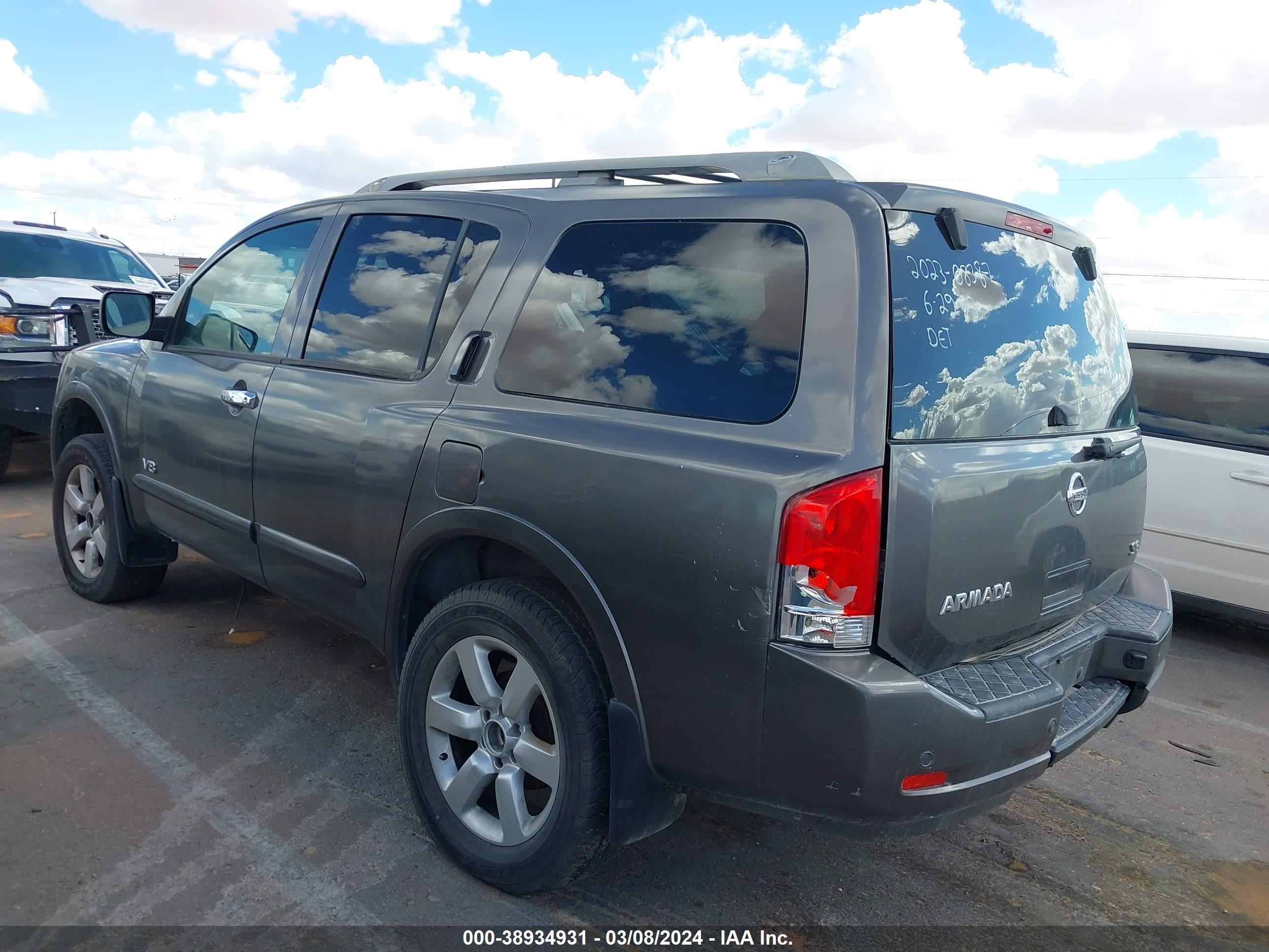 Photo 2 VIN: 5N1AA08D88N629007 - NISSAN ARMADA 