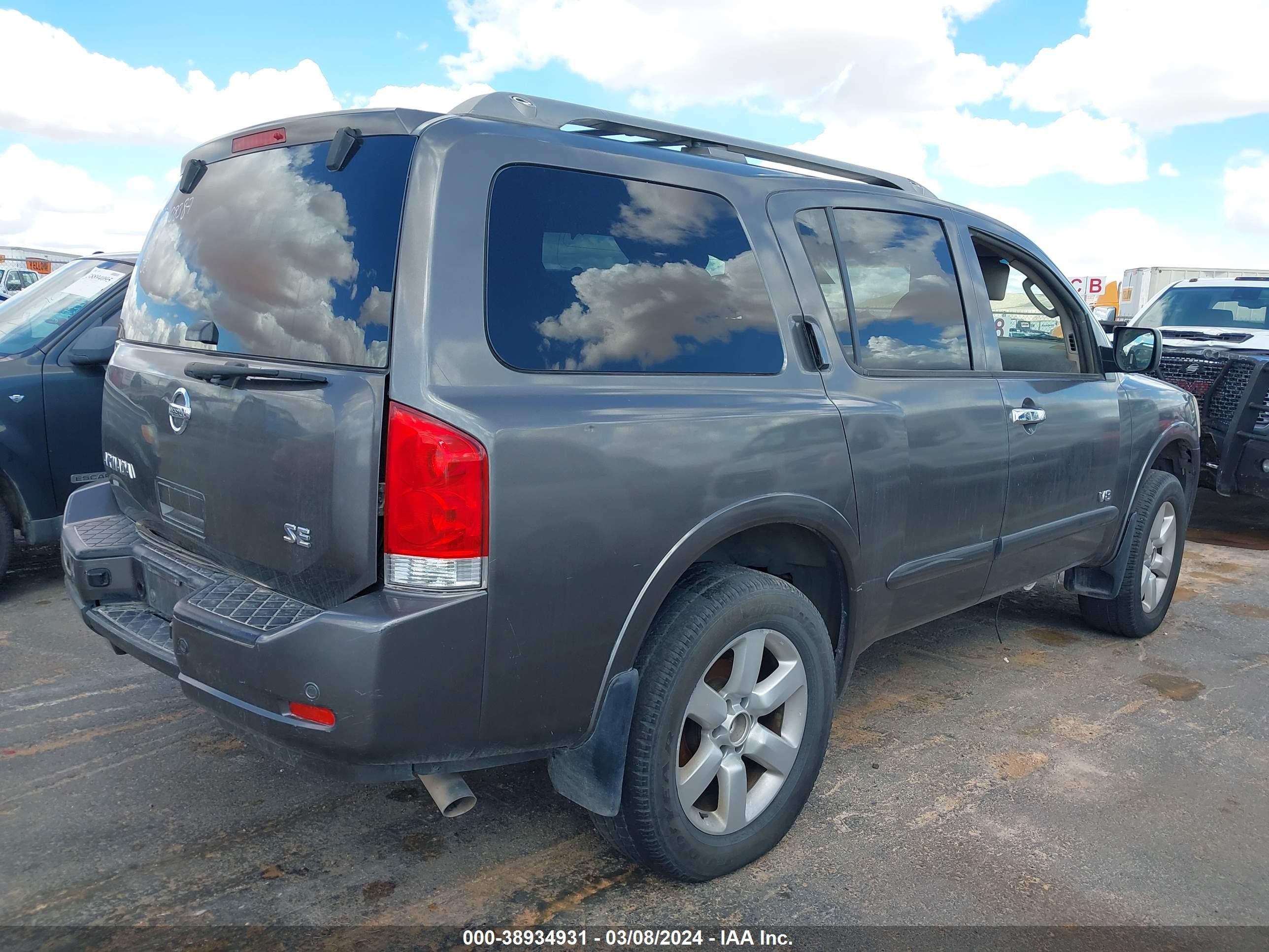 Photo 3 VIN: 5N1AA08D88N629007 - NISSAN ARMADA 