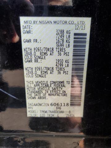 Photo 12 VIN: 5N1AA0NC2EN606118 - NISSAN ARMADA SV 