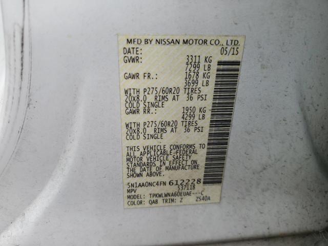 Photo 13 VIN: 5N1AA0NC4FN612228 - NISSAN ARMADA SV 