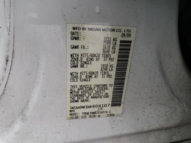 Photo 11 VIN: 5N1AA0NC6AN604107 - NISSAN ARMADA SE 