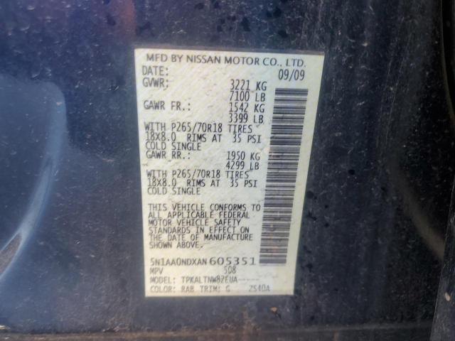 Photo 11 VIN: 5N1AA0NDXAN605351 - NISSAN ARMADA 