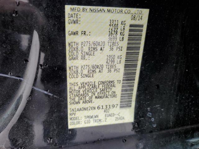 Photo 13 VIN: 5N1AA0NE2EN613197 - NISSAN ARMADA 