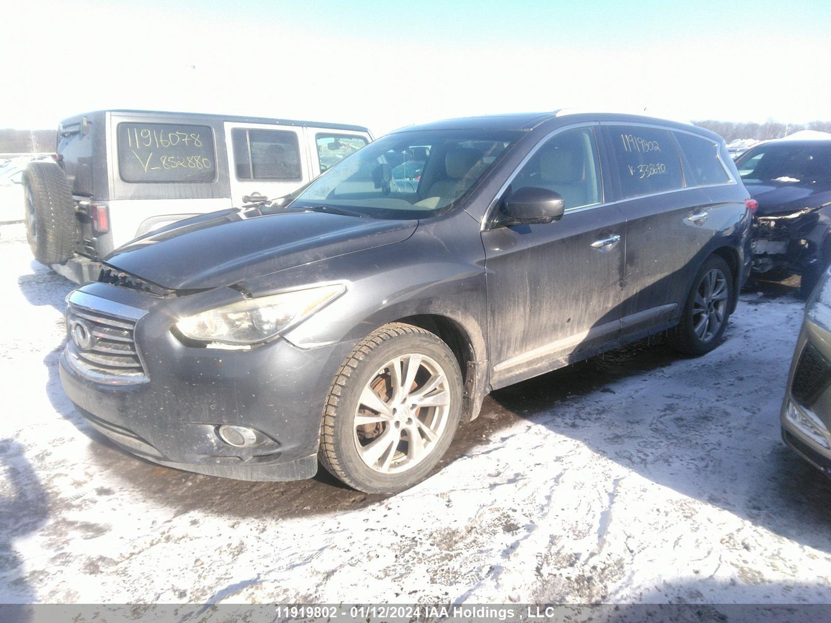 Photo 1 VIN: 5N1AL0MM0DC338670 - INFINITI JX 