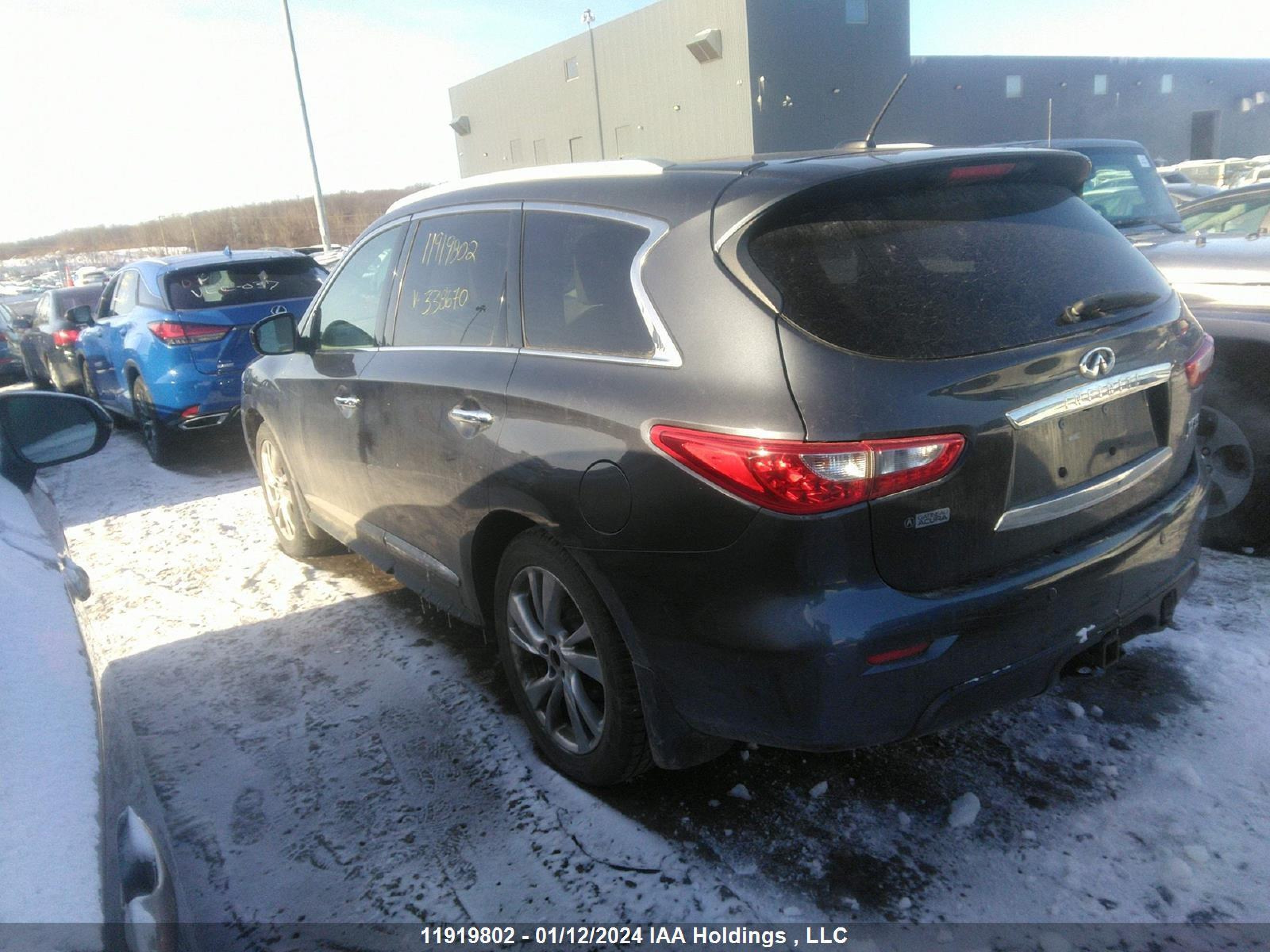 Photo 2 VIN: 5N1AL0MM0DC338670 - INFINITI JX 