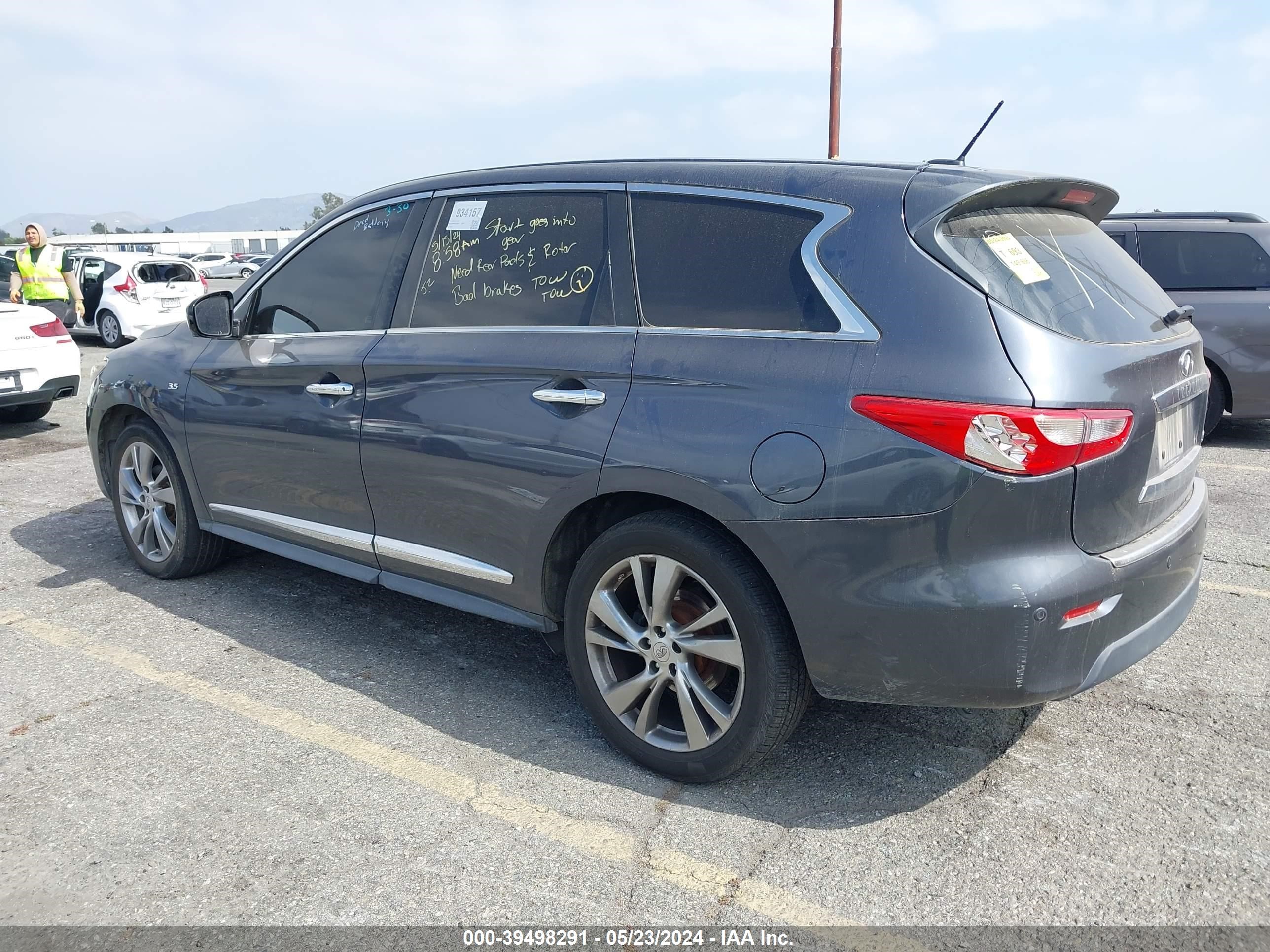 Photo 2 VIN: 5N1AL0MN0EC503126 - INFINITI QX60 