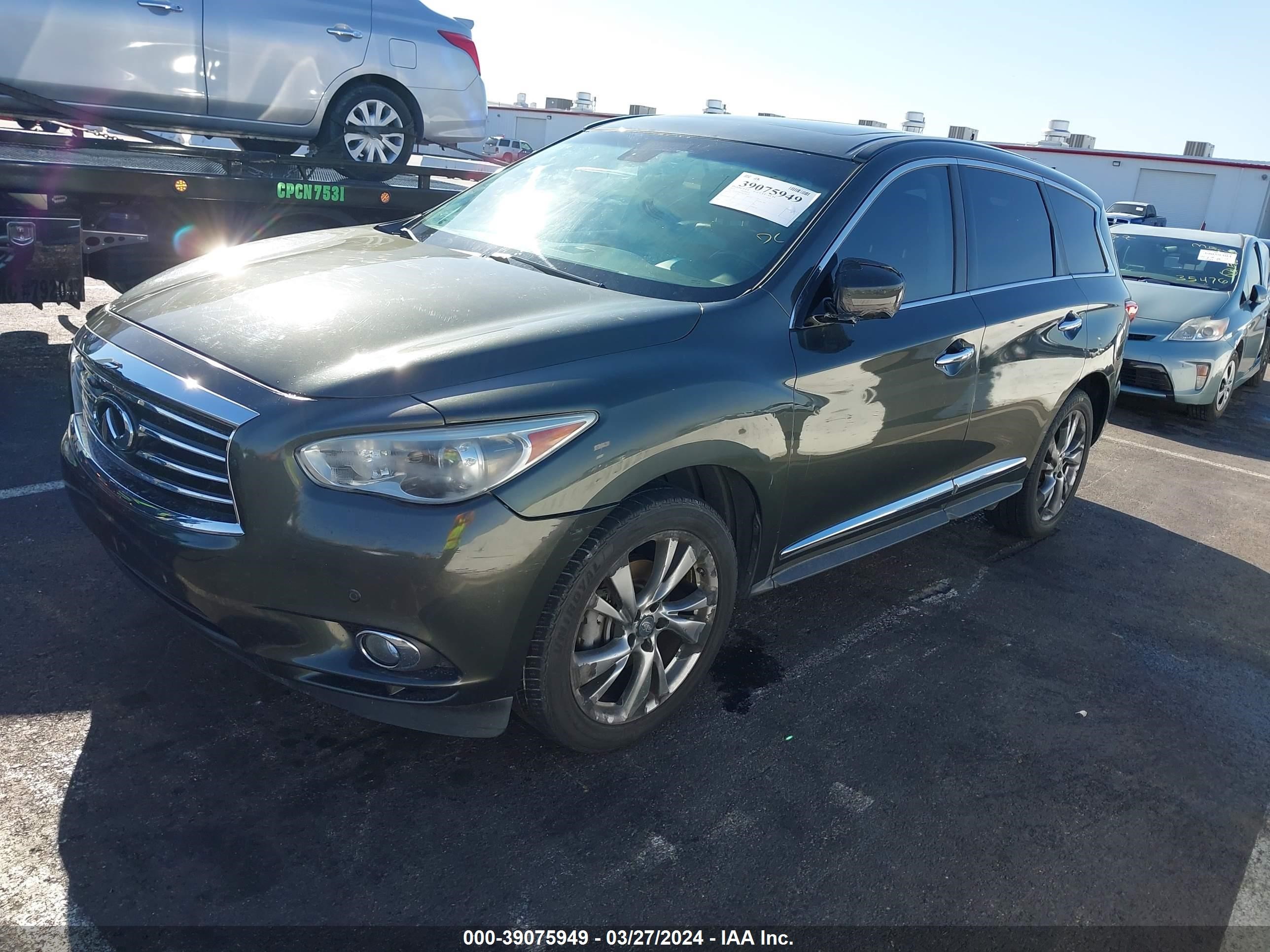 Photo 1 VIN: 5N1AL0MN3DC300729 - INFINITI JX 