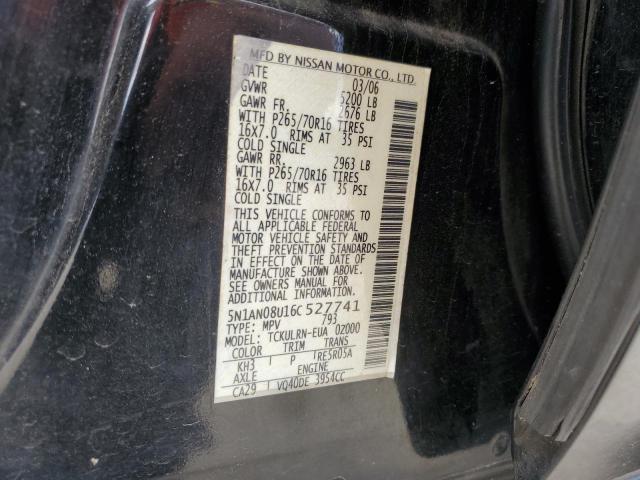 Photo 12 VIN: 5N1AN08U16C527741 - NISSAN XTERRA OFF 