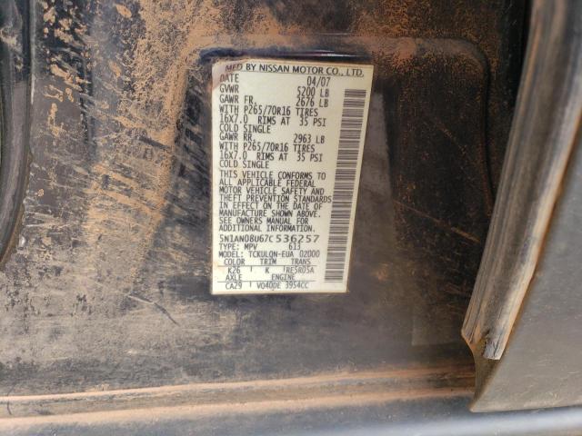 Photo 11 VIN: 5N1AN08U67C536257 - NISSAN XTERRA 