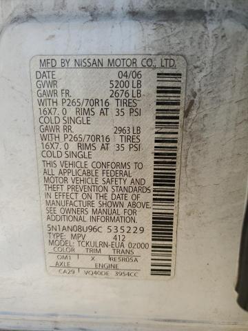 Photo 11 VIN: 5N1AN08U96C535229 - NISSAN XTERRA 