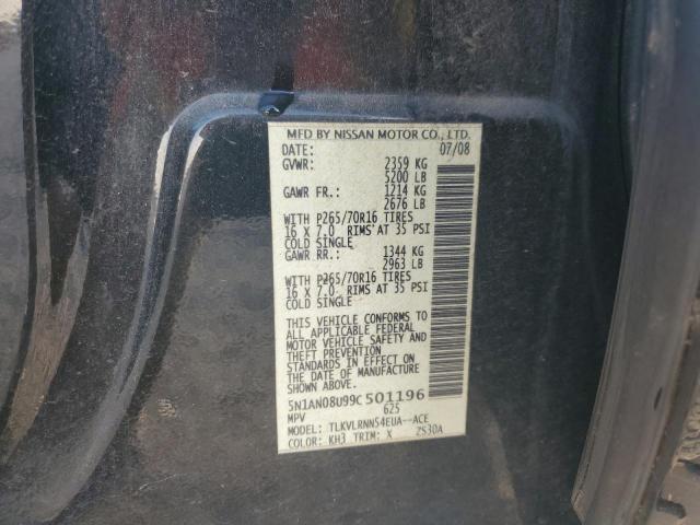 Photo 12 VIN: 5N1AN08U99C501196 - NISSAN XTERRA OFF 