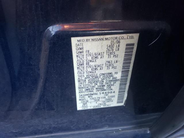 Photo 11 VIN: 5N1AN08W06C544984 - NISSAN XTERRA 