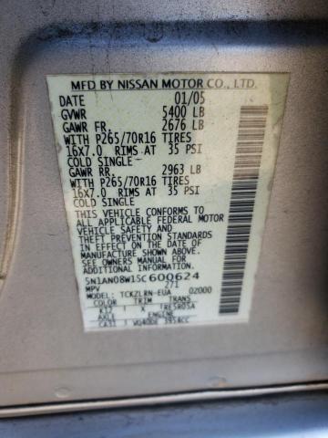 Photo 11 VIN: 5N1AN08W15C600624 - NISSAN XTERRA 