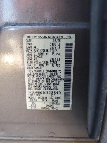 Photo 11 VIN: 5N1AN08W26C528849 - NISSAN XTERRA 