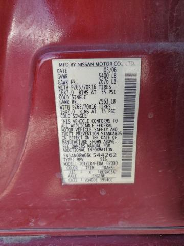 Photo 11 VIN: 5N1AN08W66C544262 - NISSAN XTERRA 