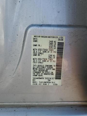 Photo 11 VIN: 5N1AN08W89C502437 - NISSAN XTERRA 