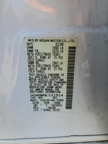 Photo 12 VIN: 5N1AN08W98C531914 - NISSAN XTERRA 