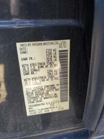 Photo 12 VIN: 5N1AN0NU7BC512272 - NISSAN XTERRA OFF 