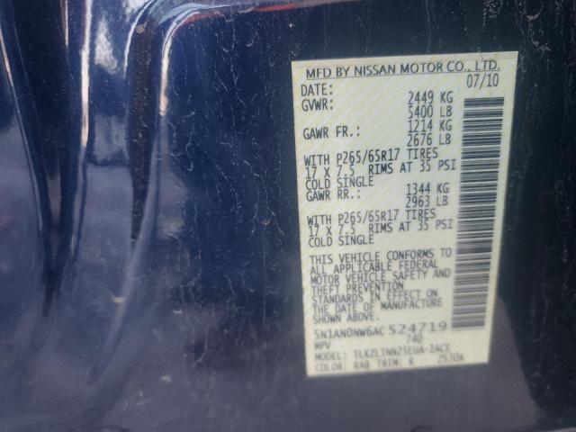 Photo 12 VIN: 5N1AN0NW6AC524719 - NISSAN XTERRA OFF 