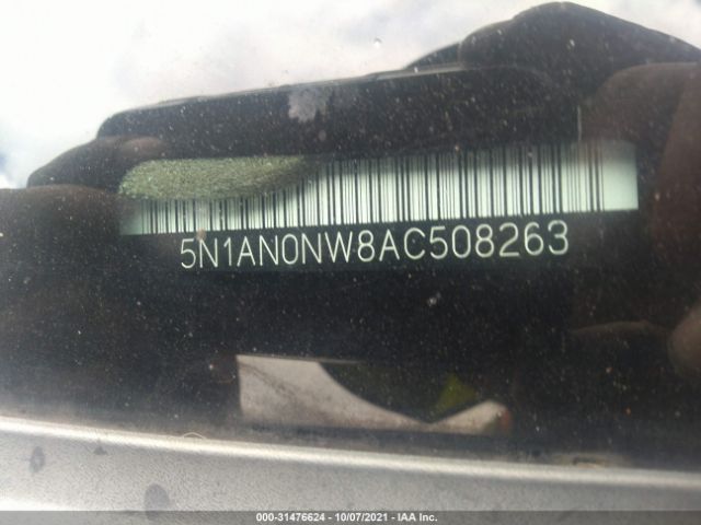 Photo 8 VIN: 5N1AN0NW8AC508263 - NISSAN XTERRA 