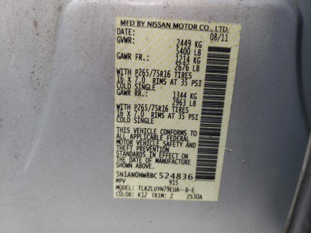 Photo 9 VIN: 5N1AN0NW8BC524836 - NISSAN XTERRA OFF 