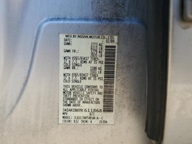 Photo 12 VIN: 5N1AR18B09C611868 - NISSAN PATHFINDER 