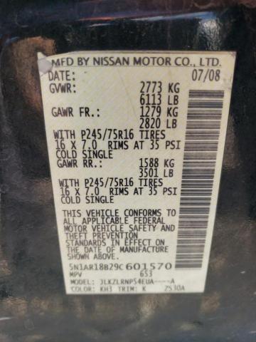 Photo 11 VIN: 5N1AR18B29C601570 - NISSAN PATHFINDER 