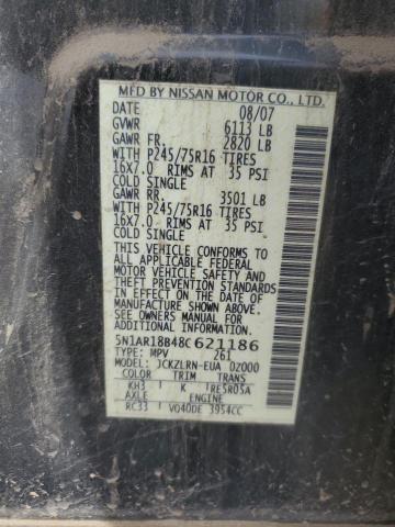 Photo 11 VIN: 5N1AR18B48C621186 - NISSAN PATHFINDER 