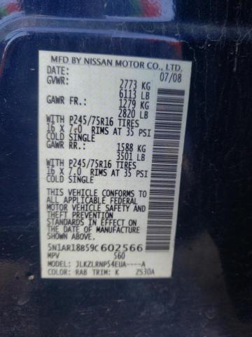 Photo 12 VIN: 5N1AR18B59C602566 - NISSAN PATHFINDER 