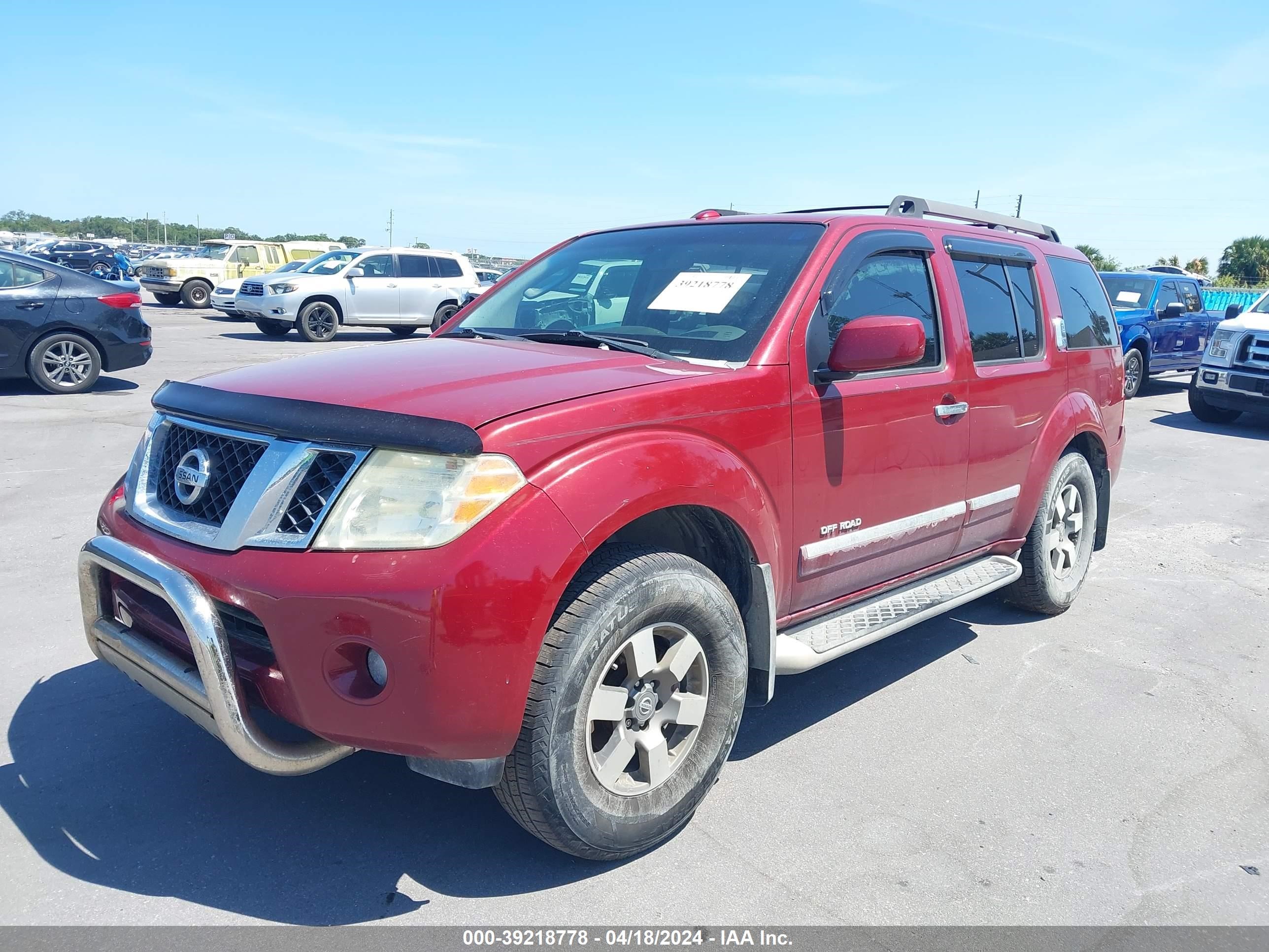 Photo 1 VIN: 5N1AR18B98C630174 - NISSAN PATHFINDER 