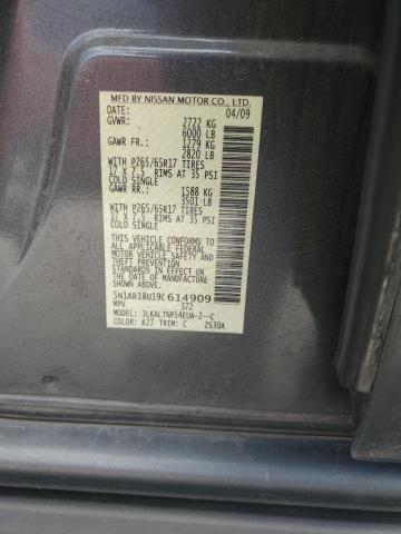 Photo 12 VIN: 5N1AR18U19C614909 - NISSAN PATHFINDER 