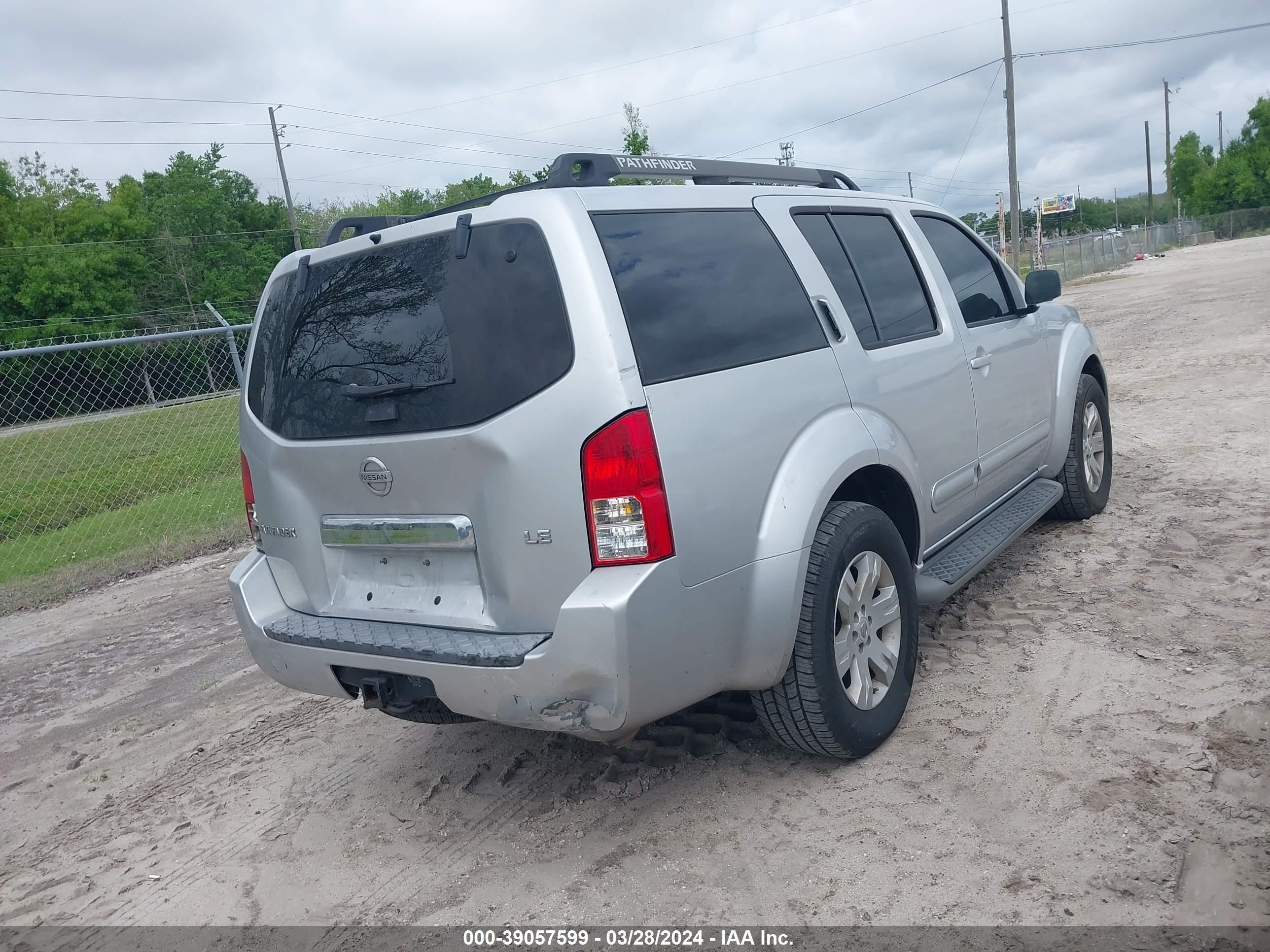 Photo 3 VIN: 5N1AR18U46C677207 - NISSAN PATHFINDER 