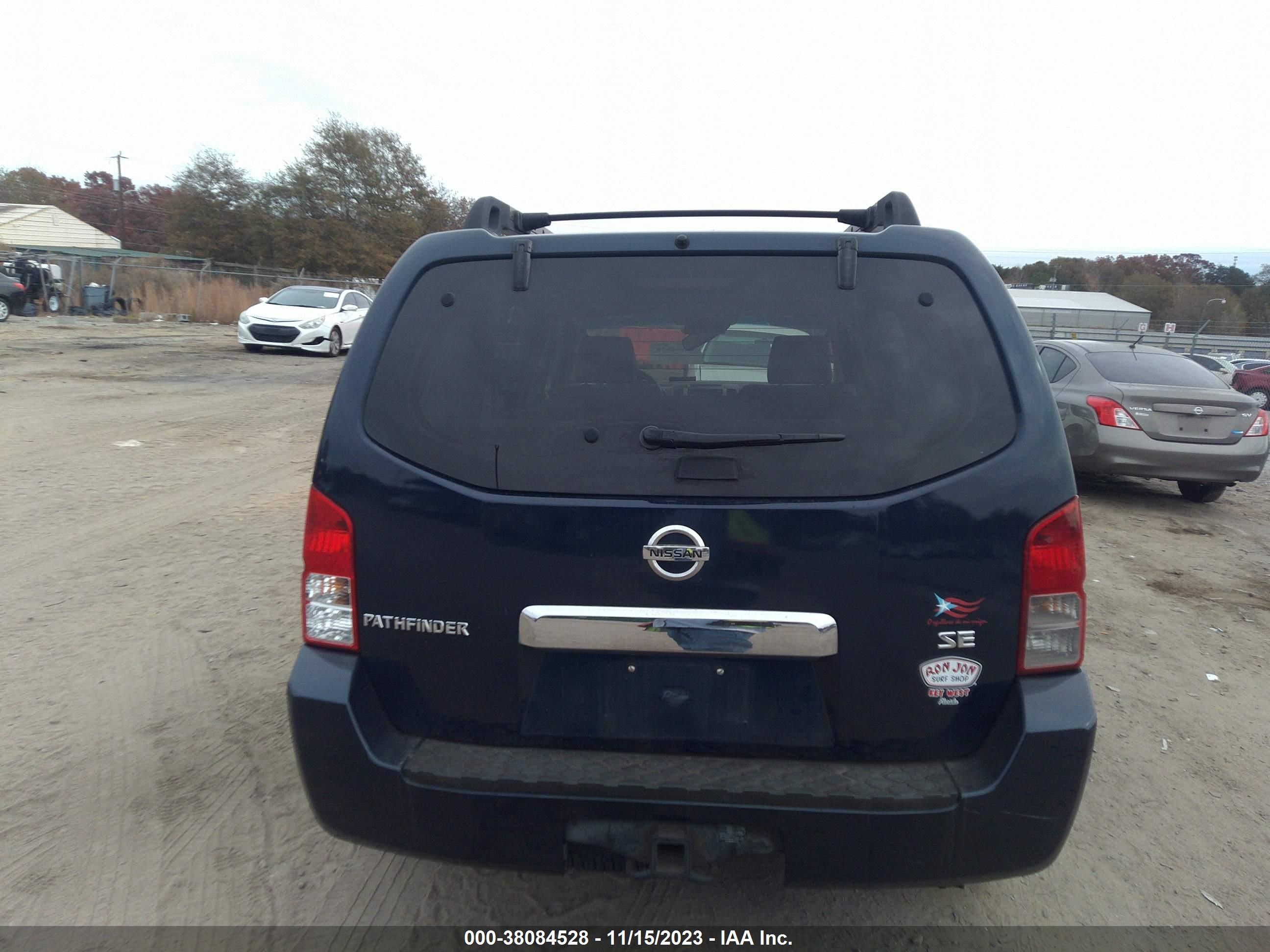 Photo 15 VIN: 5N1AR18U67C629287 - NISSAN PATHFINDER 