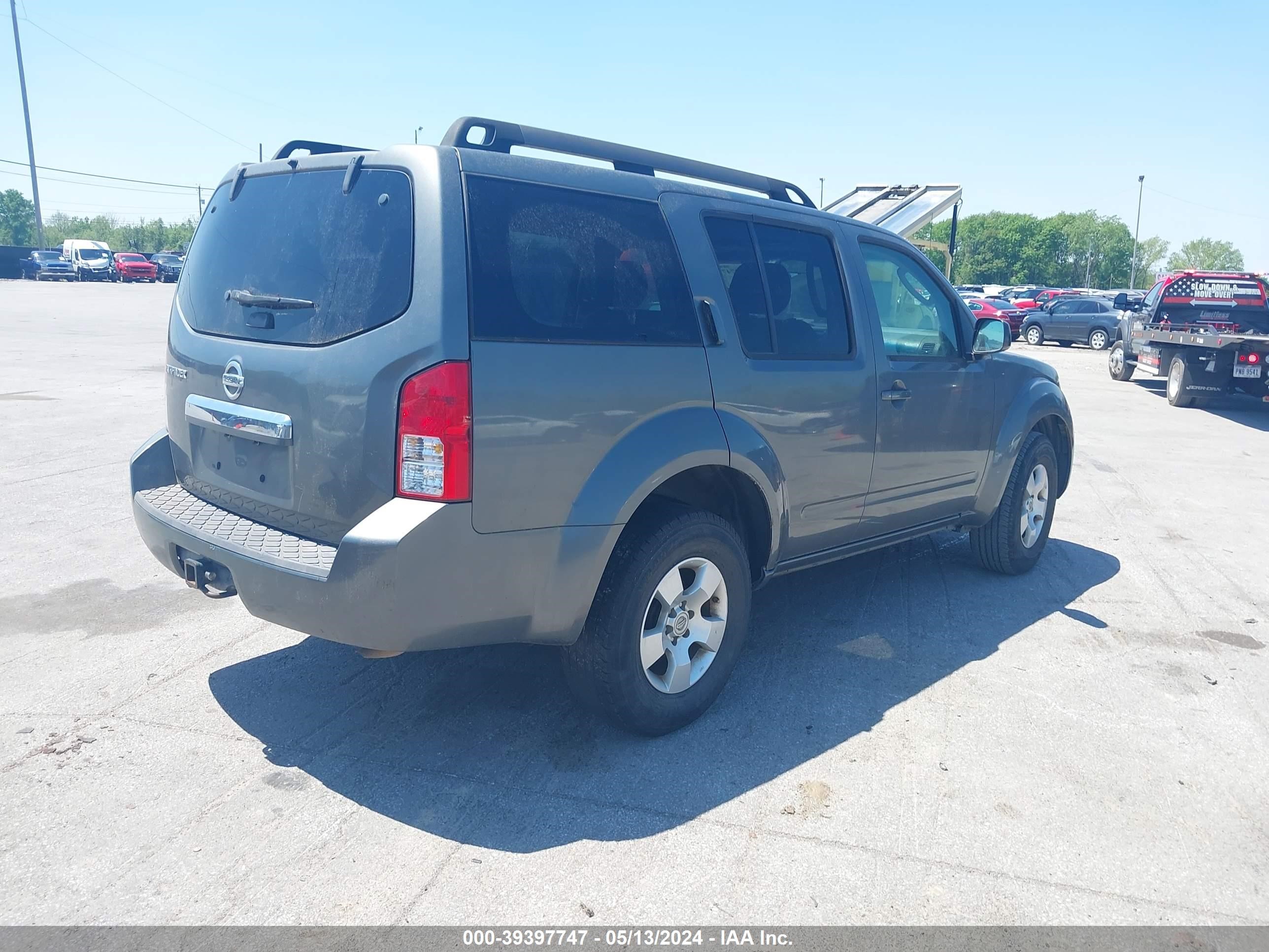 Photo 3 VIN: 5N1AR18U69C609401 - NISSAN PATHFINDER 