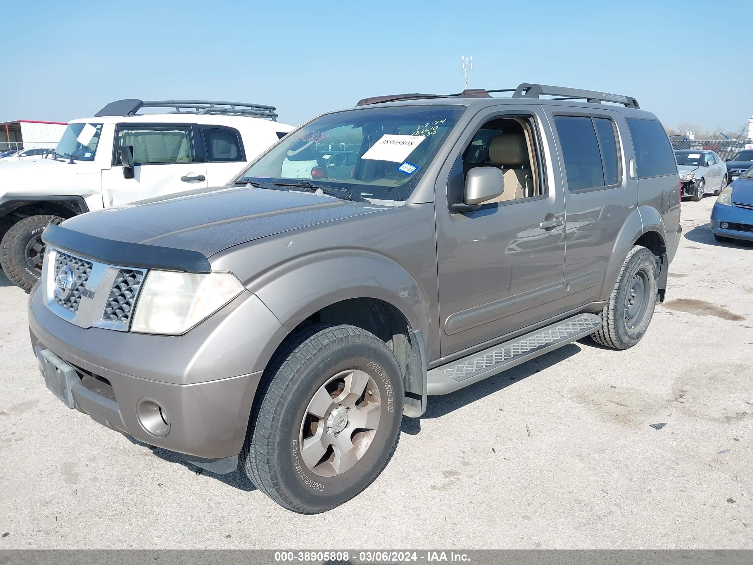 Photo 1 VIN: 5N1AR18U77C601630 - NISSAN PATHFINDER 