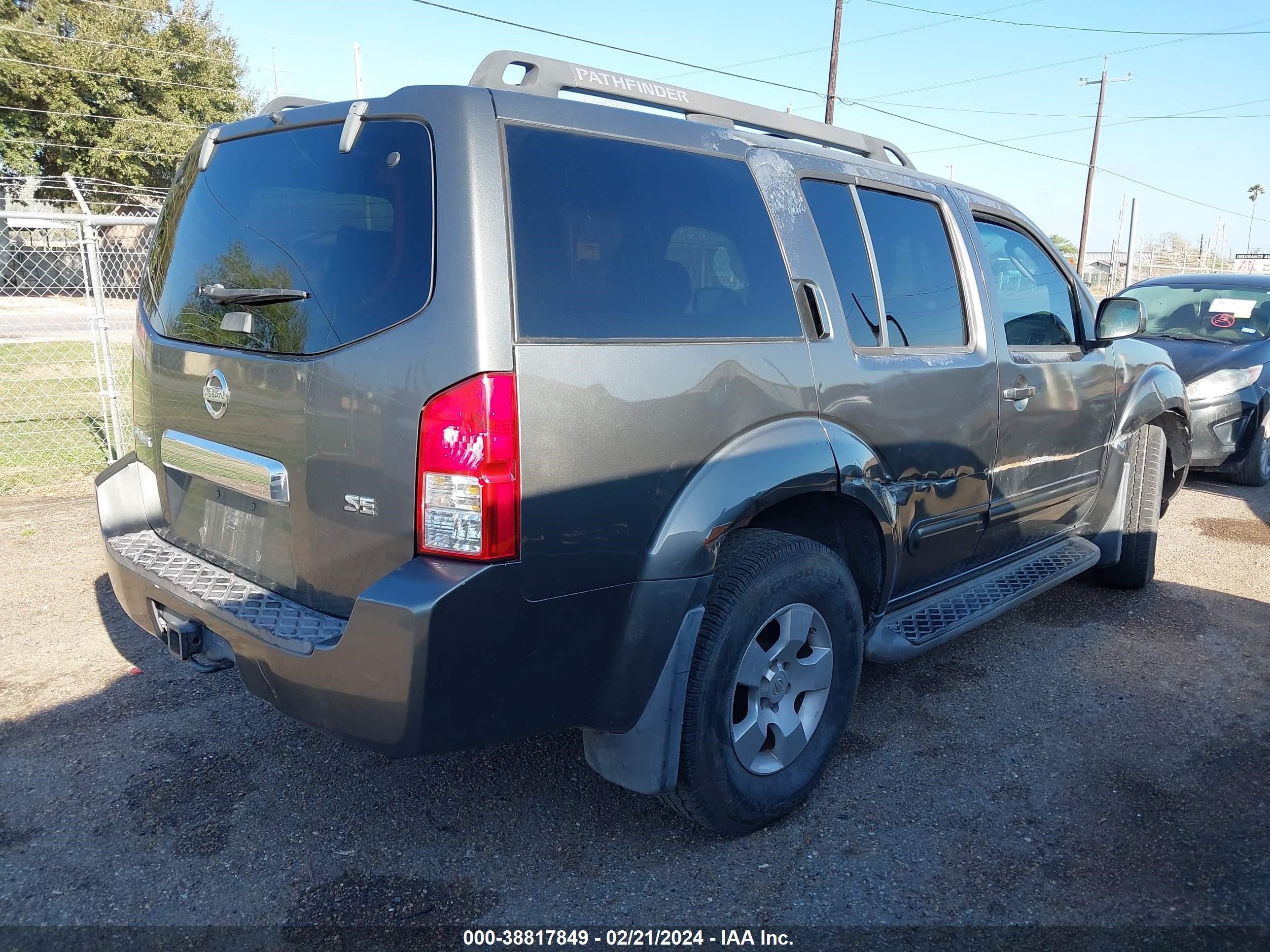 Photo 3 VIN: 5N1AR18U77C619352 - NISSAN PATHFINDER 