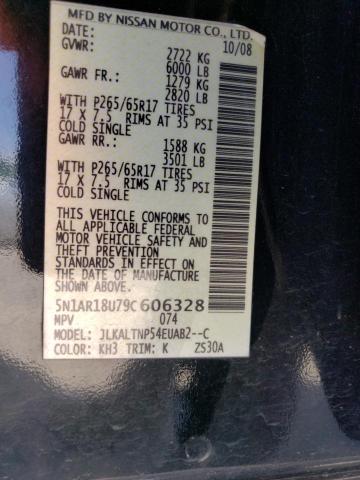 Photo 11 VIN: 5N1AR18U79C606328 - NISSAN PATHFINDER 