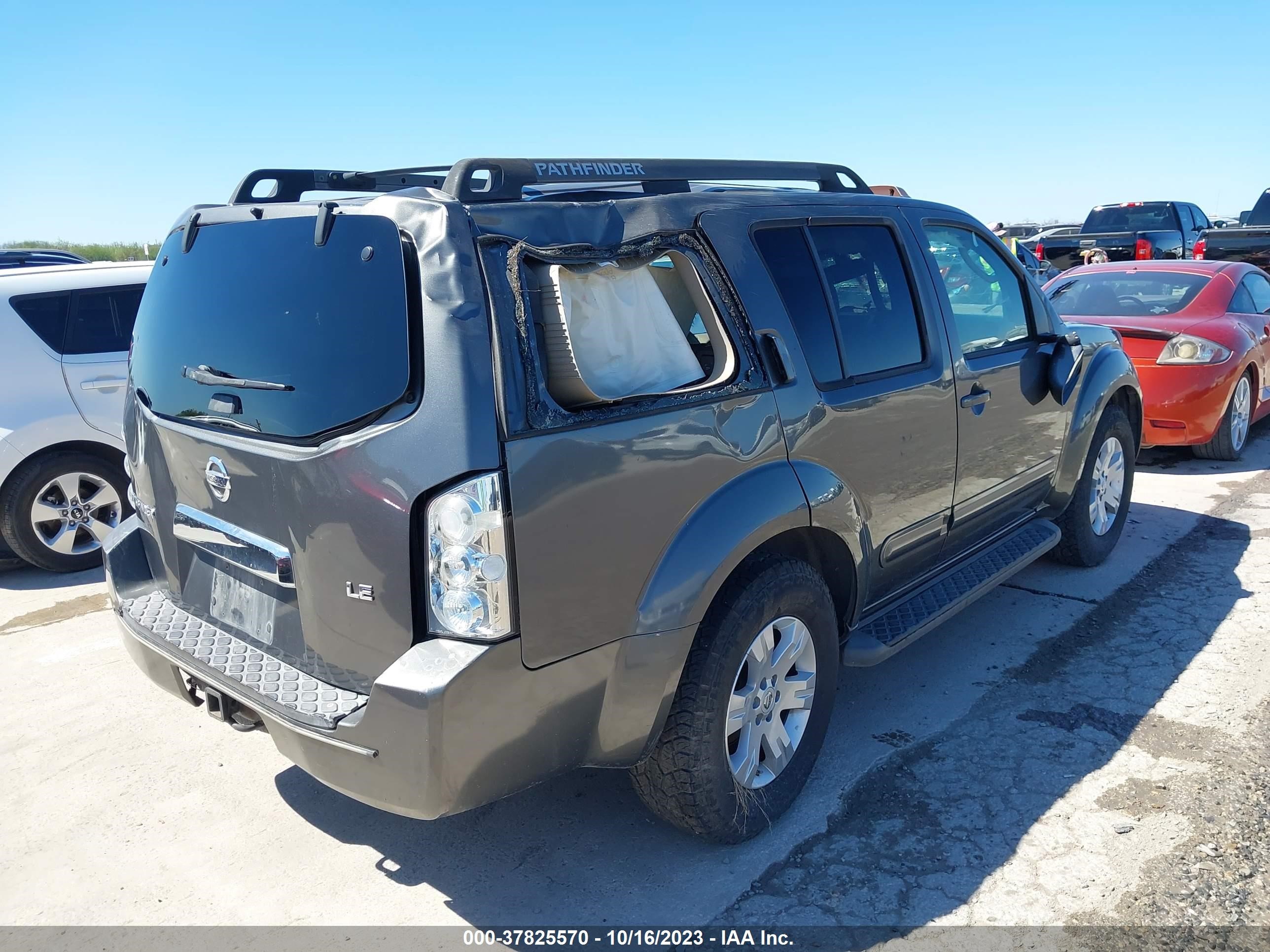 Photo 3 VIN: 5N1AR18U87C644664 - NISSAN PATHFINDER 