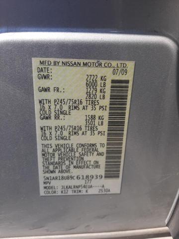 Photo 12 VIN: 5N1AR18U89C618939 - NISSAN PATHFINDER 